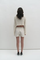 Boucle crop top