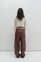 Pantalon en cuir