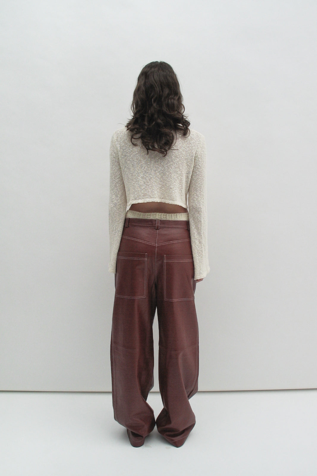 Pantalon en cuir