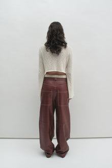 Pantalon en cuir
