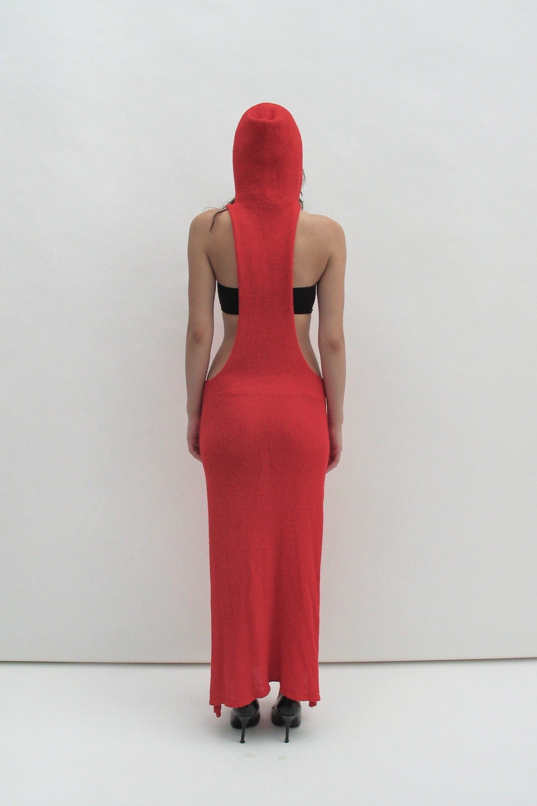Boucle cutout dress