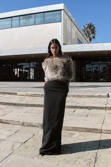 Black Maxi Sporty Skirt