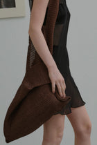Knit maxi bag
