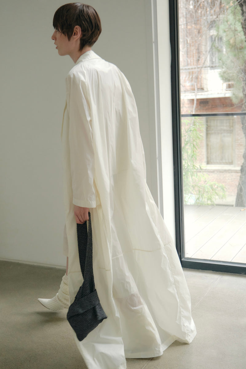 Raincoat white